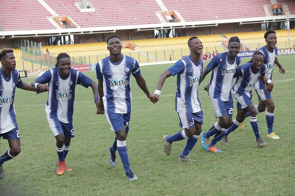 Landlords of Accra: Great Olympics thrash Hearts of Oak 3-0 to seal double